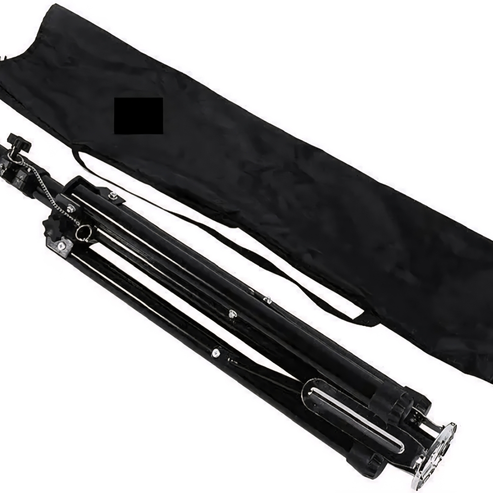 Black Mannequin Tripod with 3 Stabilizing Base Pedals - for Mannequin Head